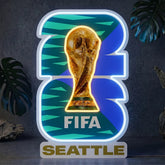 Seattle 2026 FIFA World Cup Neon Sign