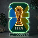 Vancouver FIFA World Cup City Neon Sign
