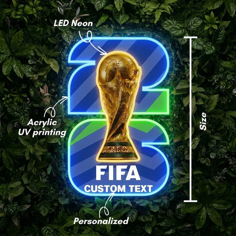 Custom World Cup Neon Sign - Philadelphia