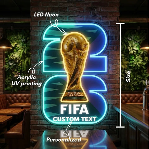 Custom World Cup Neon Sign - Seattle