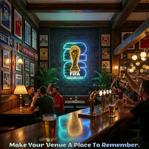 Custom World Cup Neon Sign - Seattle