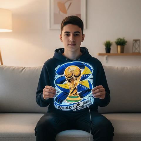 Bosnia & Herzegovina National Team Neon Sign