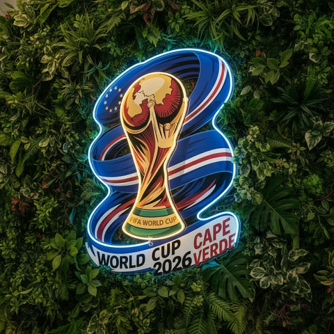 Cape Verde National Team Neon Sign