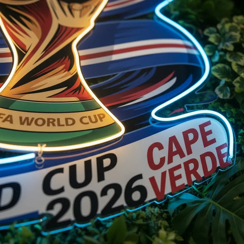 Cape Verde National Team Neon Sign