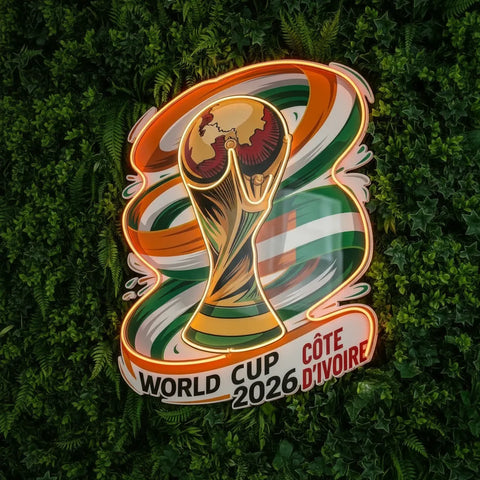 Côte d'Ivoire National Team Neon Sign