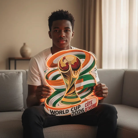 Côte d'Ivoire National Team Neon Sign