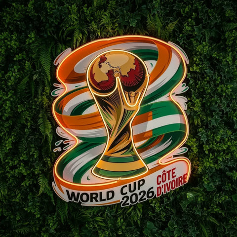 Côte d'Ivoire National Team Neon Sign