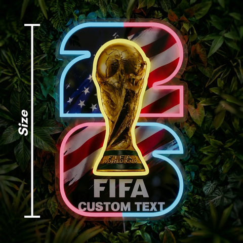 Custom World Cup Neon Sign - USA