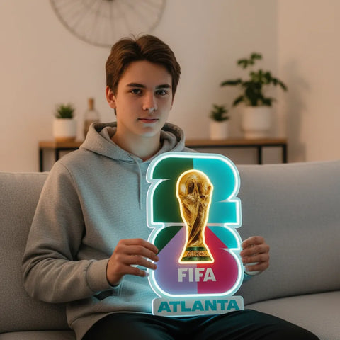 Atlanta 2026 FIFA World Cup Neon Sign