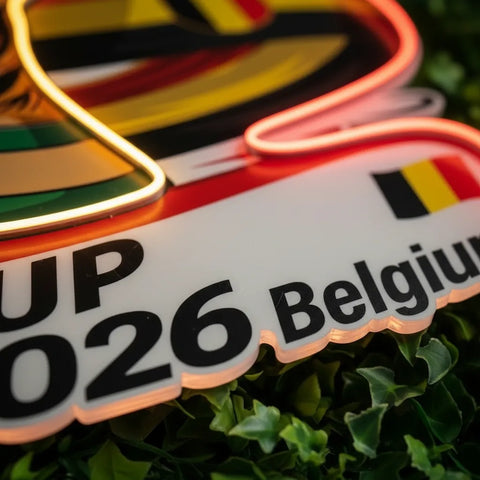 Belgium National Team Neon Sign