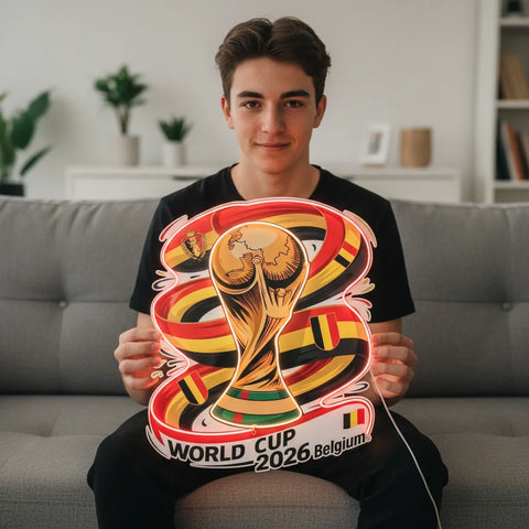 Belgium National Team Neon Sign