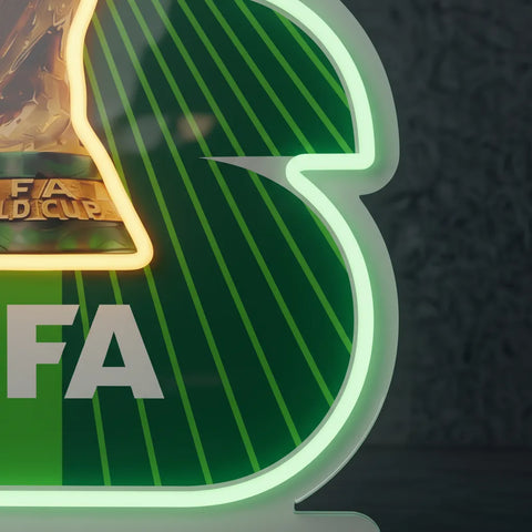 Boston 2026 FIFA World Cup Neon Sign