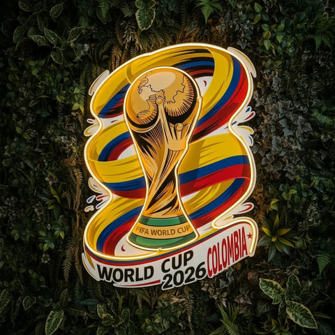 Colombia National Team Neon Sign