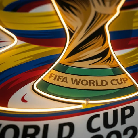 Colombia National Team Neon Sign