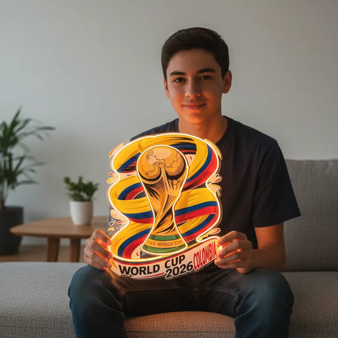 Colombia National Team Neon Sign
