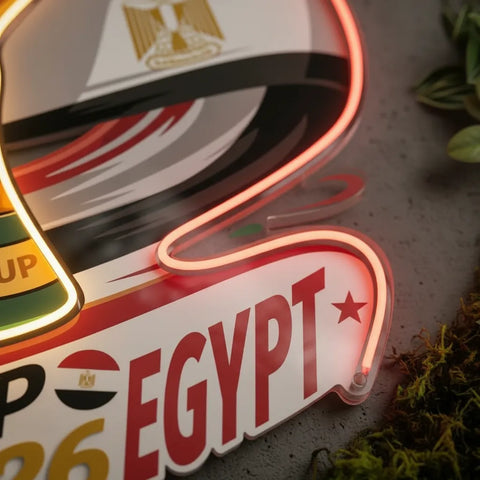 EGYPT National Team Neon Sign