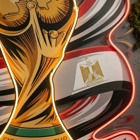 EGYPT National Team Neon Sign