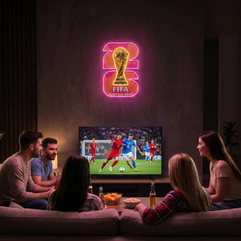Custom World Cup Neon Sign -  Miami
