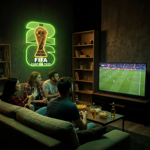 Custom World Cup Neon Sign - BOSTON