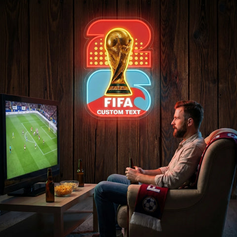 Custom World Cup Neon Sign - Los Angeles