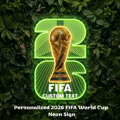 Custom World Cup Neon Sign - BOSTON
