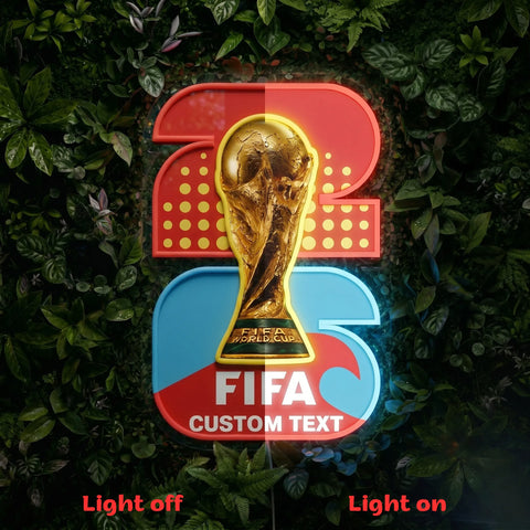 Custom World Cup Neon Sign - Los Angeles
