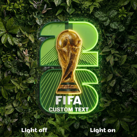 Custom World Cup Neon Sign - BOSTON