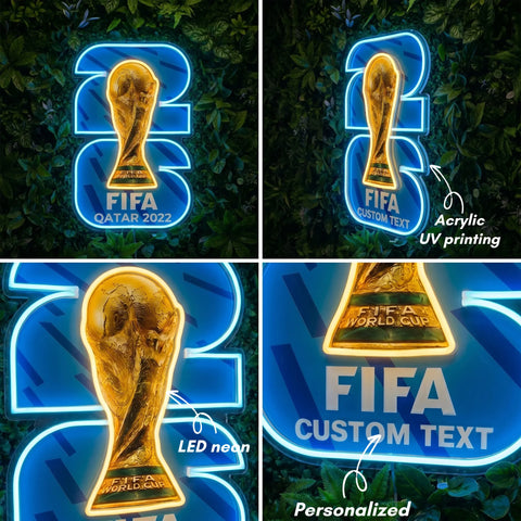 Custom World Cup Neon Sign - Philadelphia