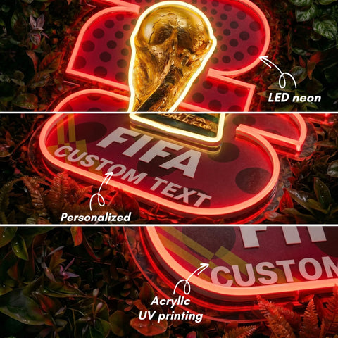 Custom World Cup Neon Sign - KANSAS