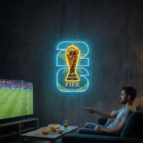 Custom World Cup Neon Sign - DALLAS